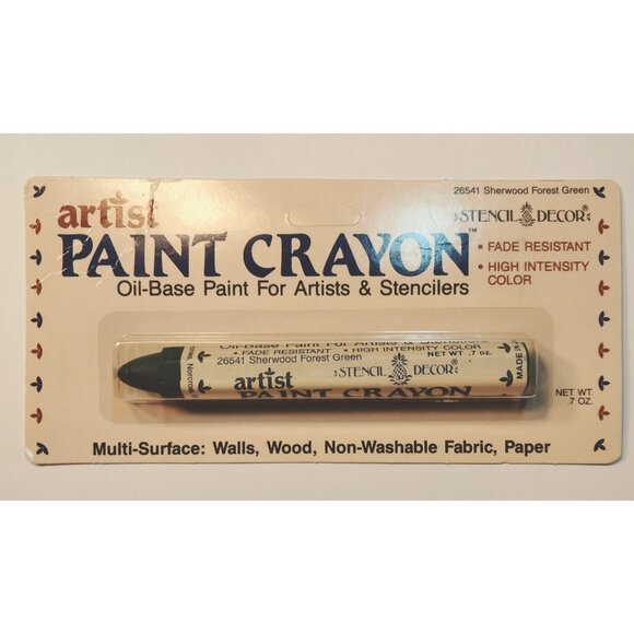 Artist Paint Crayon Forrest Green Stenciler 26541 - Picture 1 of 7